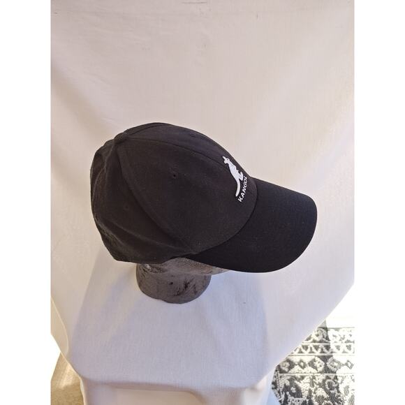 Kangol Black Hat Fitted OSFA Wool Vintage OG Original Kangol Blue Baseball Cap - Picture 4 of 8